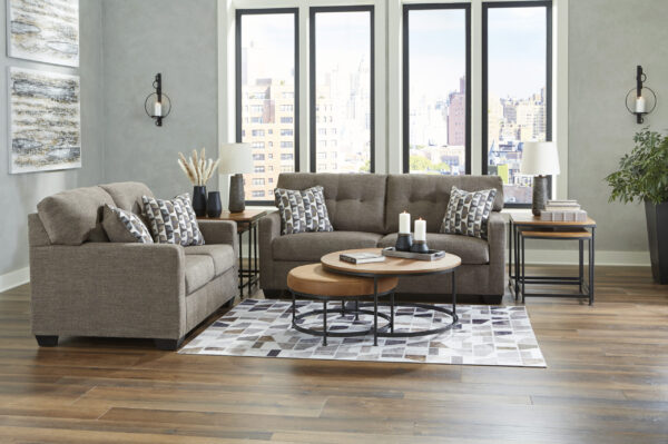 Mohoney Sofa & Loveseat